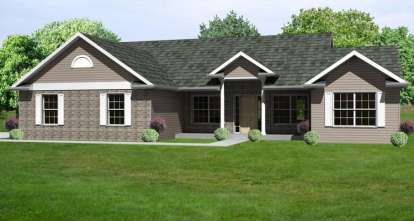 Country House Plan #849-00041 Elevation Photo