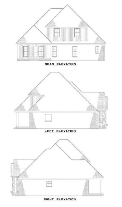 French Country House Plan #110-00389 Elevation Photo