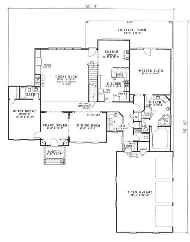 House Plan House Plan #5393 Drawing 1
