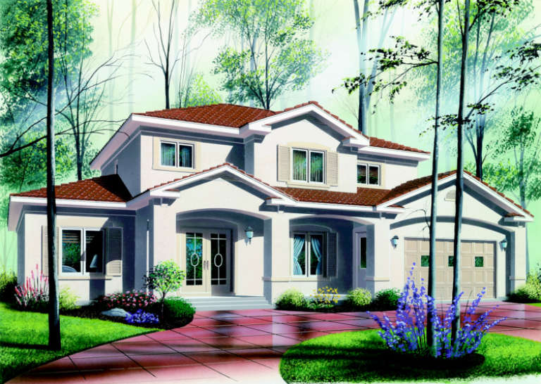 House Plan House Plan #543 Front Elevation