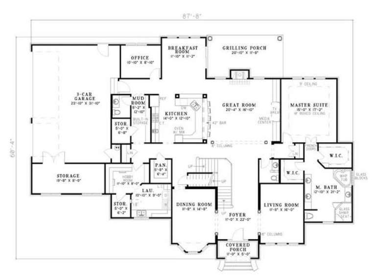 House Plan House Plan #5450 Drawing 1
