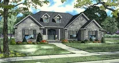 Traditional House Plan #110-00562 Elevation Photo