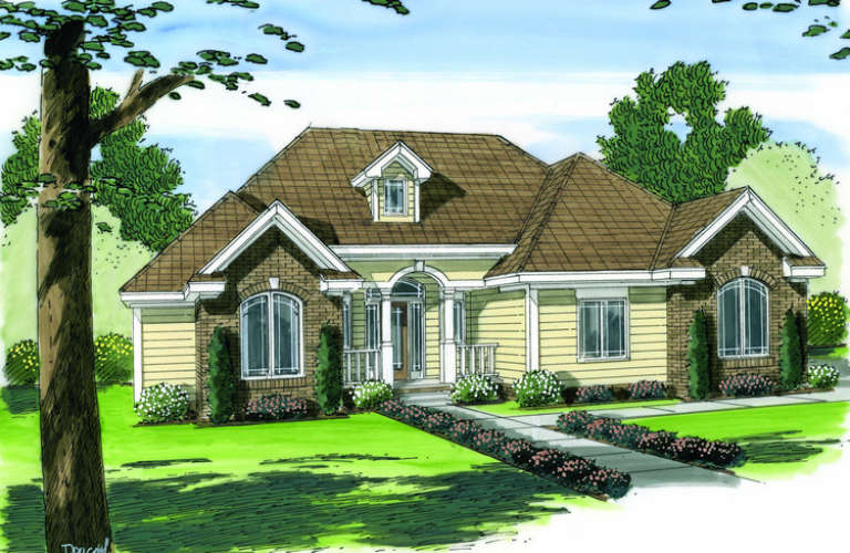 House Plan House Plan #5638 Front Elevation