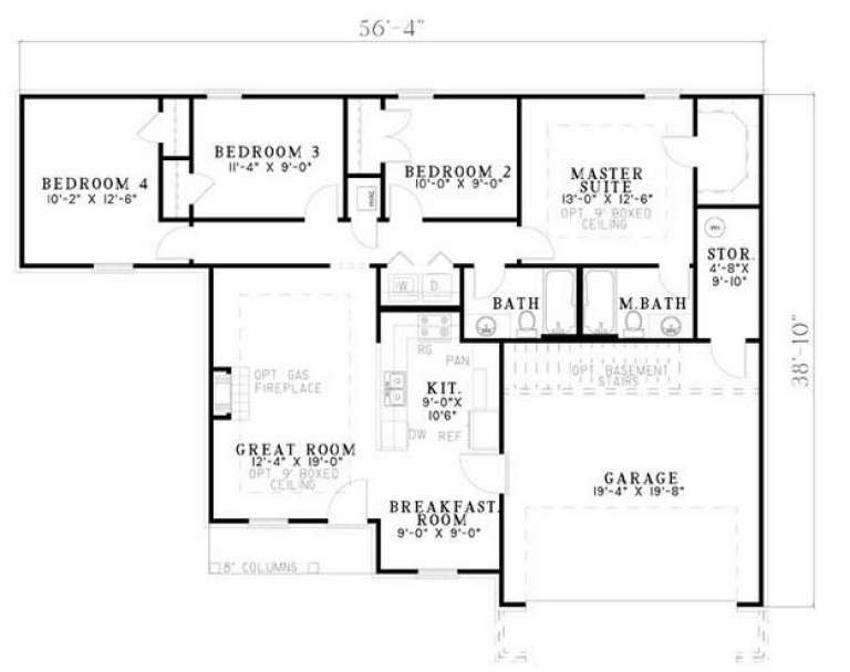 House Plan House Plan #5653 Drawing 1