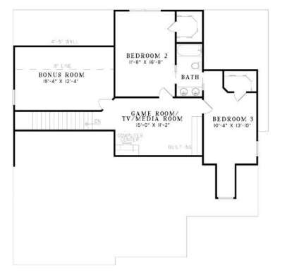 Floorplan 2 for House Plan #110-00619