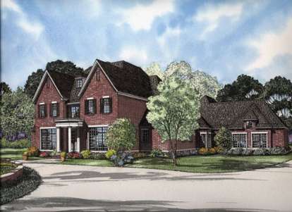 Early American House Plan #110-00631 Elevation Photo