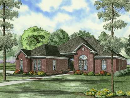 Traditional House Plan #110-00660 Elevation Photo