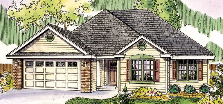 House Plan House Plan #5715 Front Elevation