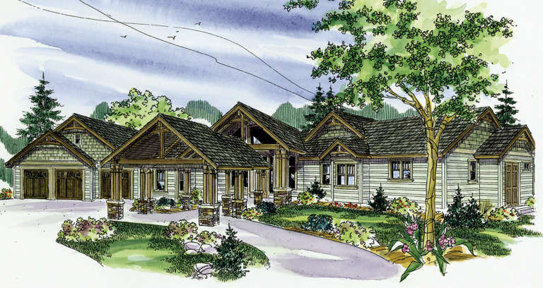 House Plan House Plan #5734 Front Elevation