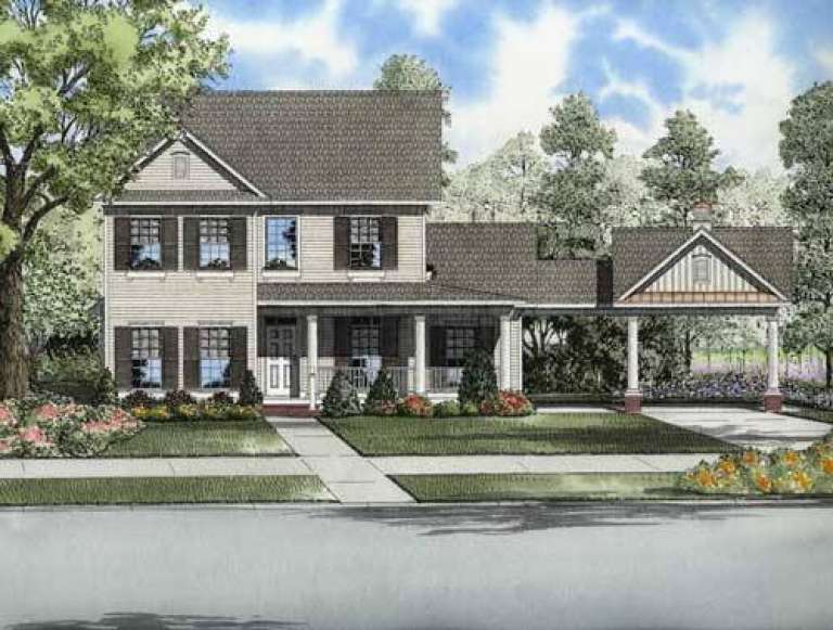 House Plan House Plan #5752 Front Elevation