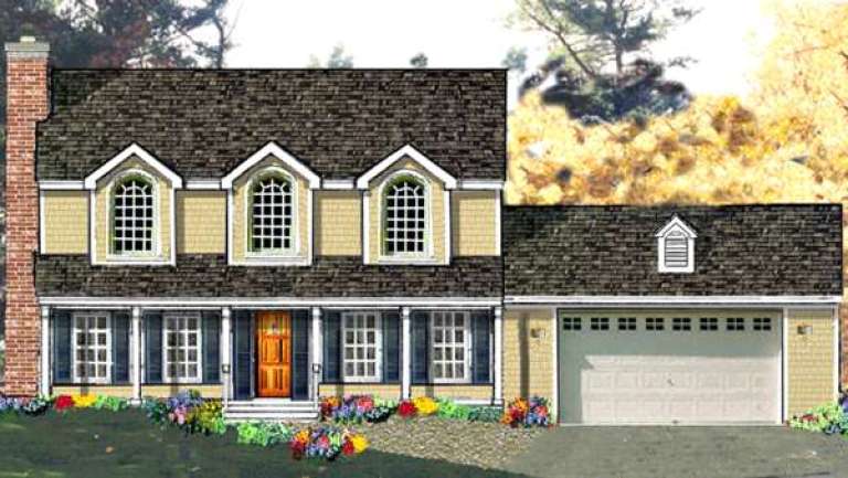 House Plan House Plan #576 Front Elevation