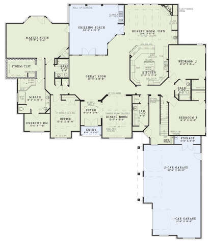 Main Floor for House Plan #110-00748