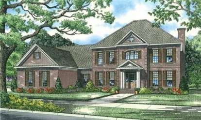 Traditional House Plan #110-00761 Elevation Photo