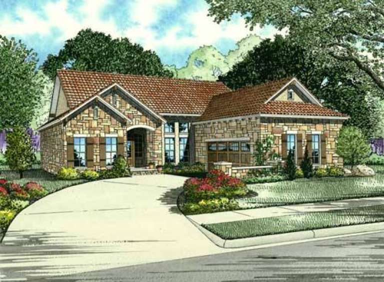 House Plan House Plan #5832 Front Elevation