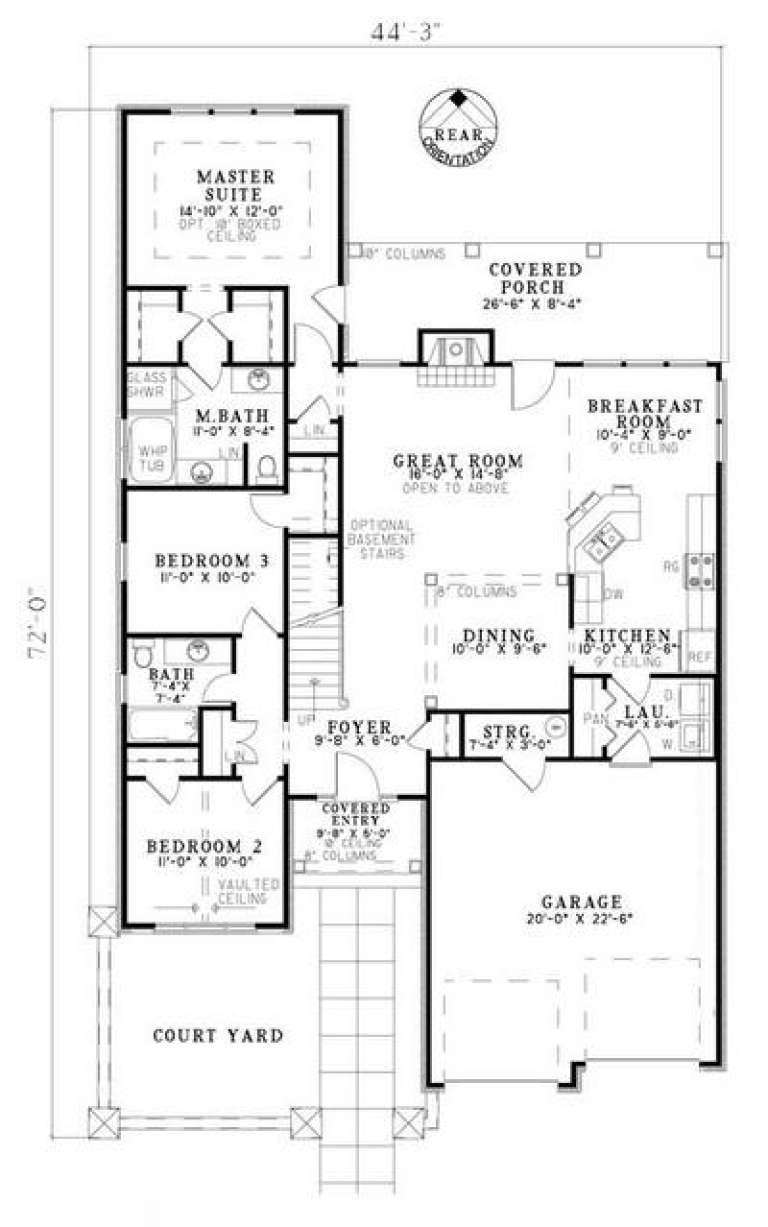 House Plan House Plan #5833 Drawing 1