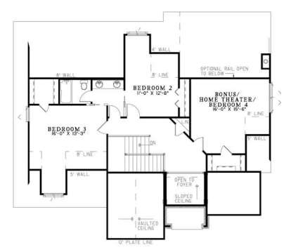 Floorplan 2 for House Plan #110-00774