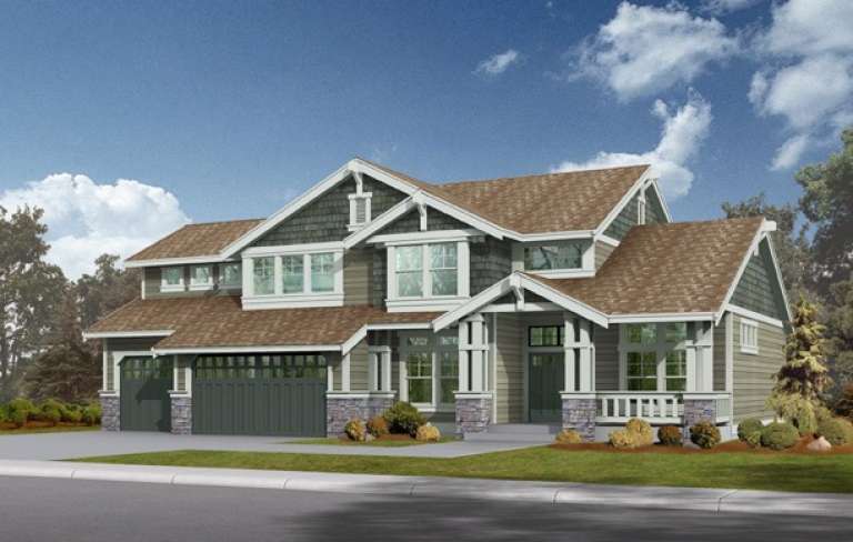 House Plan House Plan #5864 Front Elevation