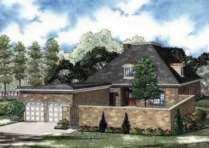 Traditional House Plan #110-00801 Elevation Photo