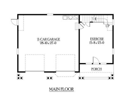 Floorplan 1 for House Plan #341-00044