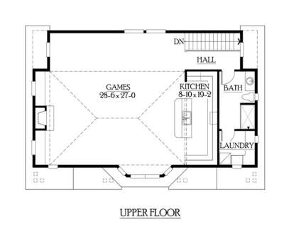Floorplan 2 for House Plan #341-00044