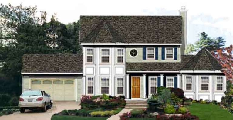 House Plan House Plan #592 Front Elevation