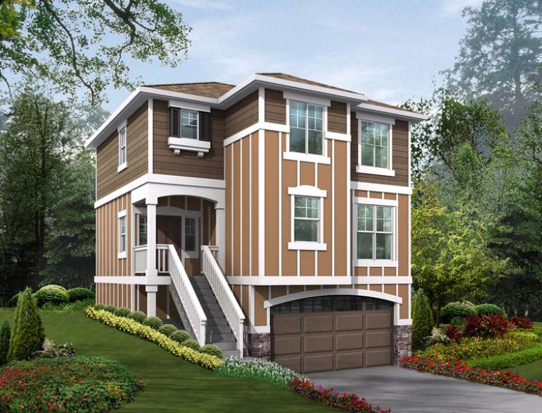 House Plan House Plan #5921 Front Elevation