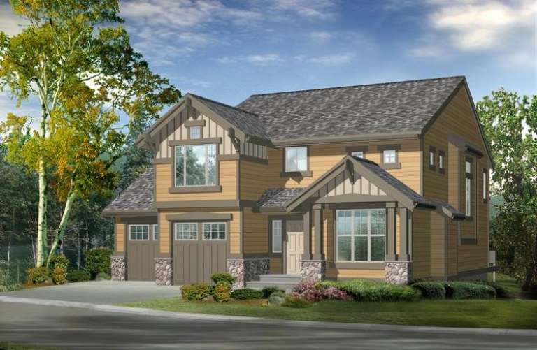 House Plan House Plan #5924 Front Elevation