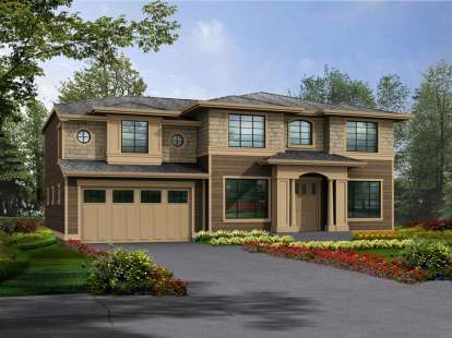 Craftsman House Plan #341-00094 Elevation Photo