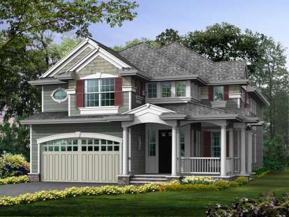 Country House Plan #341-00110 Elevation Photo