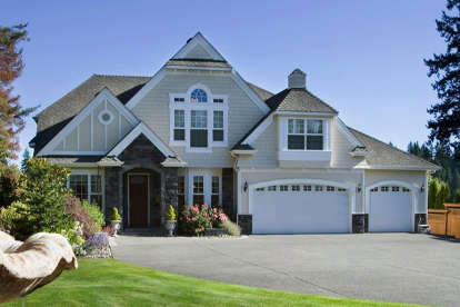 Luxury House Plan #341-00116 Elevation Photo