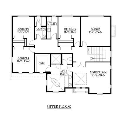 Floorplan 2 for House Plan #341-00119