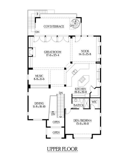 Floorplan 2 for House Plan #341-00128