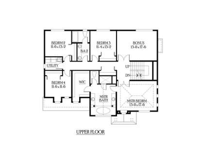 Floorplan 2 for House Plan #341-00132