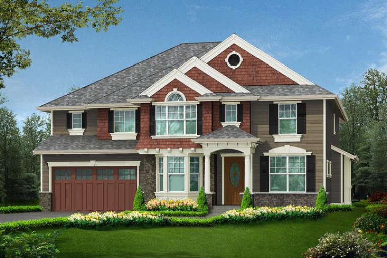 House Plan House Plan #6013 Front Elevation