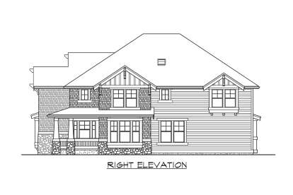 Northwest House Plan #341-00145 Elevation Photo