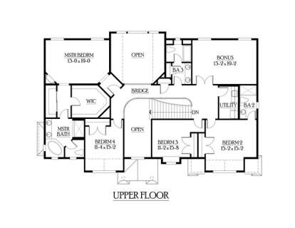 Floorplan 2 for House Plan #341-00151