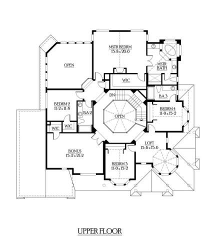 Floorplan 2 for House Plan #341-00166
