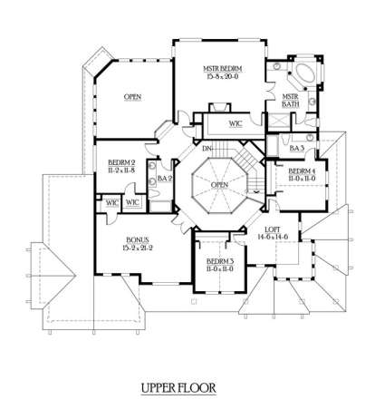 Floorplan 2 for House Plan #341-00168