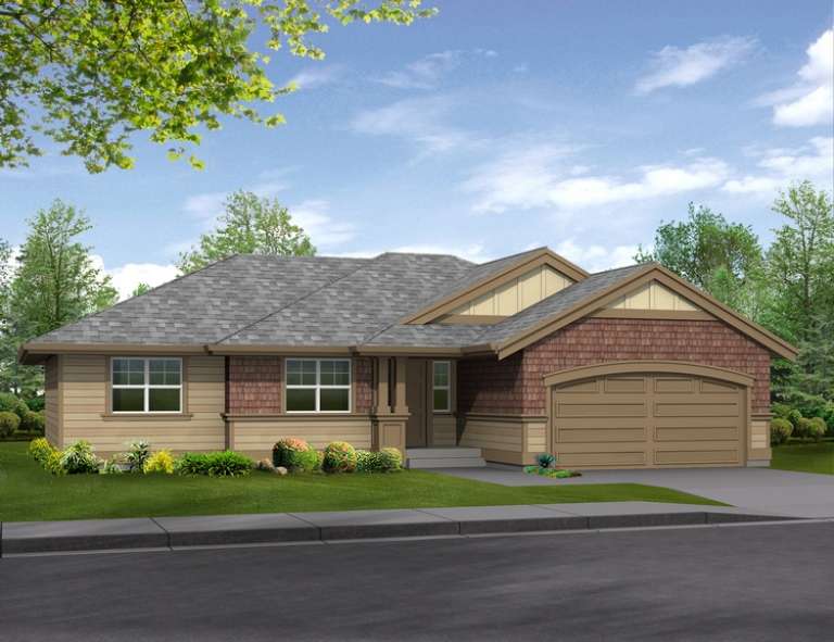 House Plan House Plan #6047 Front Elevation