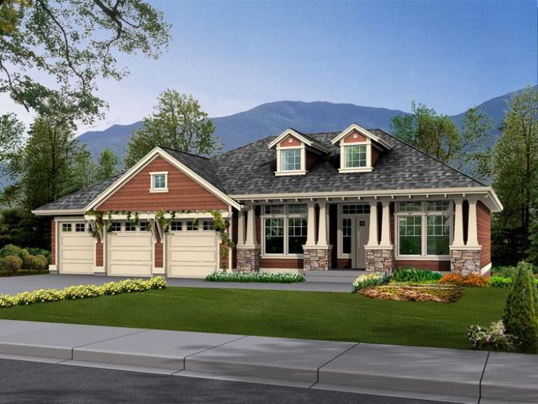 House Plan House Plan #6058 Front Elevation