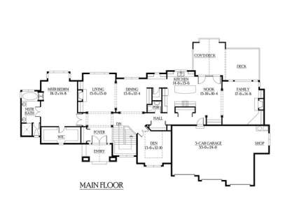Floorplan 2 for House Plan #341-00190
