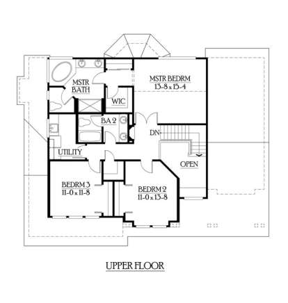 Floorplan 3 for House Plan #341-00197