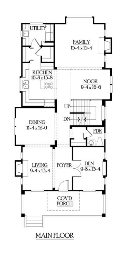 Floorplan 2 for House Plan #341-00200