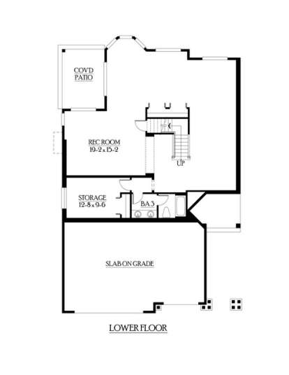 Floorplan 1 for House Plan #341-00211