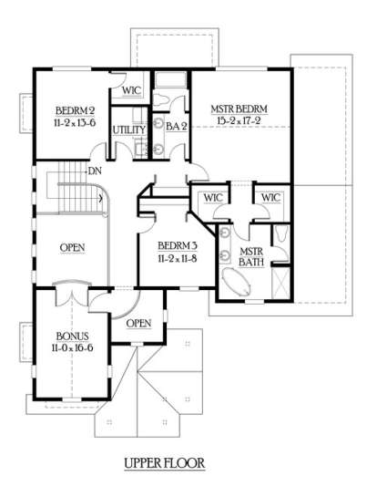 Floorplan 3 for House Plan #341-00213