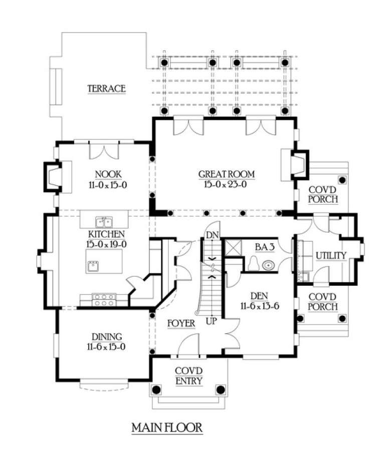 House Plan House Plan #6101 Drawing 2