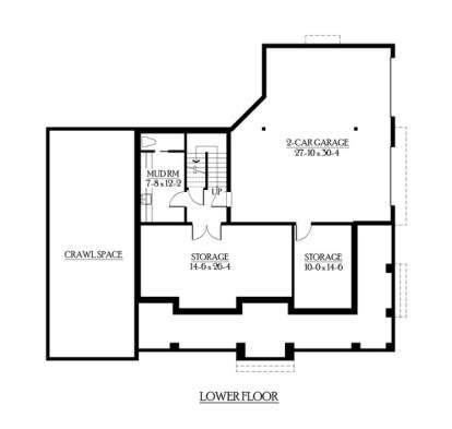 Floorplan 1 for House Plan #341-00238