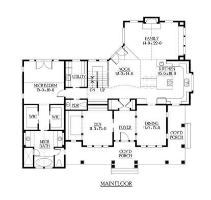 Floorplan 2 for House Plan #341-00238