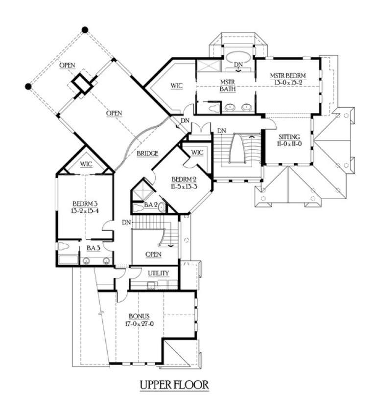 House Plan House Plan #6124 Drawing 3