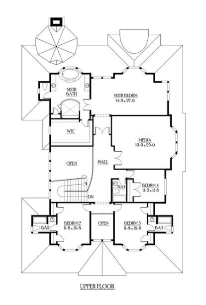 Floorplan 2 for House Plan #341-00261